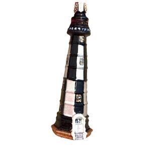 Old World Lighthouse Blown Glass German Christmas Ornament OWC Nautical 5.5"H
